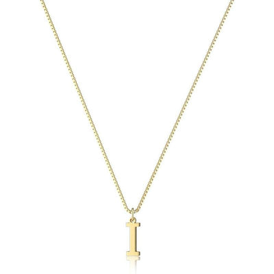 NECOCY Box Chain Initial Necklaces for Women Dainty Tiny A-Z Pendant Personalized Name Choker Necklace Hypoallergenic Jewelry Gift for Fashion