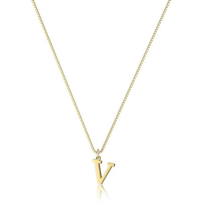 NECOCY Box Chain Initial Necklaces for Women Dainty Tiny A-Z Pendant Personalized Name Choker Necklace Hypoallergenic Jewelry Gift for Fashion