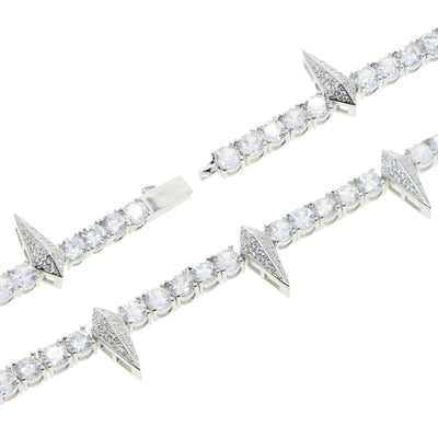 [LUMI47] D Color VVS Black Panther Tennis Bracelet Iced Out Bracelet (Multi Color Available), Men'S Jewelry Ideal Gift for Her Him