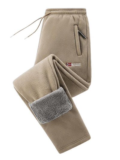 Stay Cozy and Stylish: Men's Fleece Lined Jogging Pants for Ultimate Comfort and Performance in Sizes S to 3XL