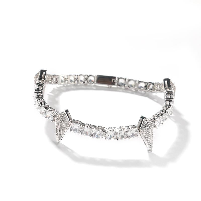 [LUMI47] D Color VVS Black Panther Tennis Bracelet Iced Out Bracelet (Multi Color Available), Men'S Jewelry Ideal Gift for Her Him