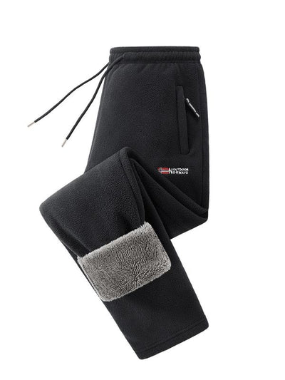 Stay Cozy and Stylish: Men's Fleece Lined Jogging Pants for Ultimate Comfort and Performance in Sizes S to 3XL