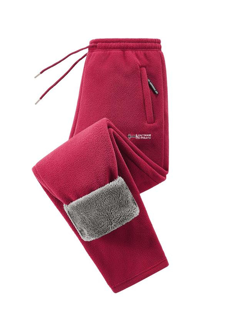 Stay Cozy and Stylish: Men's Fleece Lined Jogging Pants for Ultimate Comfort and Performance in Sizes S to 3XL