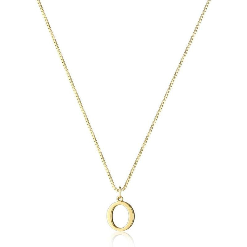 NECOCY Box Chain Initial Necklaces for Women Dainty Tiny A-Z Pendant Personalized Name Choker Necklace Hypoallergenic Jewelry Gift for Fashion