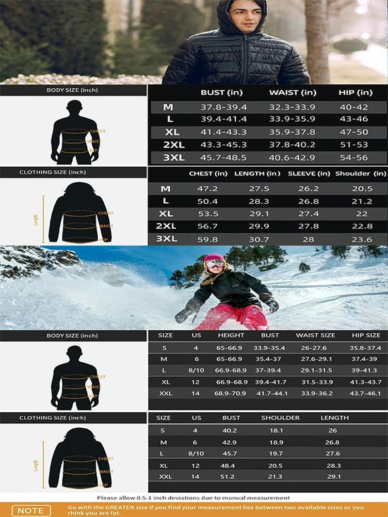 NORWELL Dual Control Heated Hoodie Jacket with 5 Heat Zones - Waterproof, Lightweight, and Comfortable Winter Wear for Men and Plus Size Women