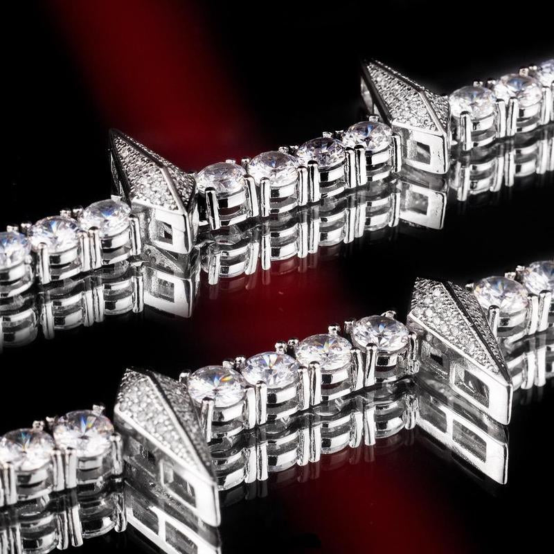 [LUMI47] D Color VVS Black Panther Tennis Bracelet Iced Out Bracelet (Multi Color Available), Men'S Jewelry Ideal Gift for Her Him