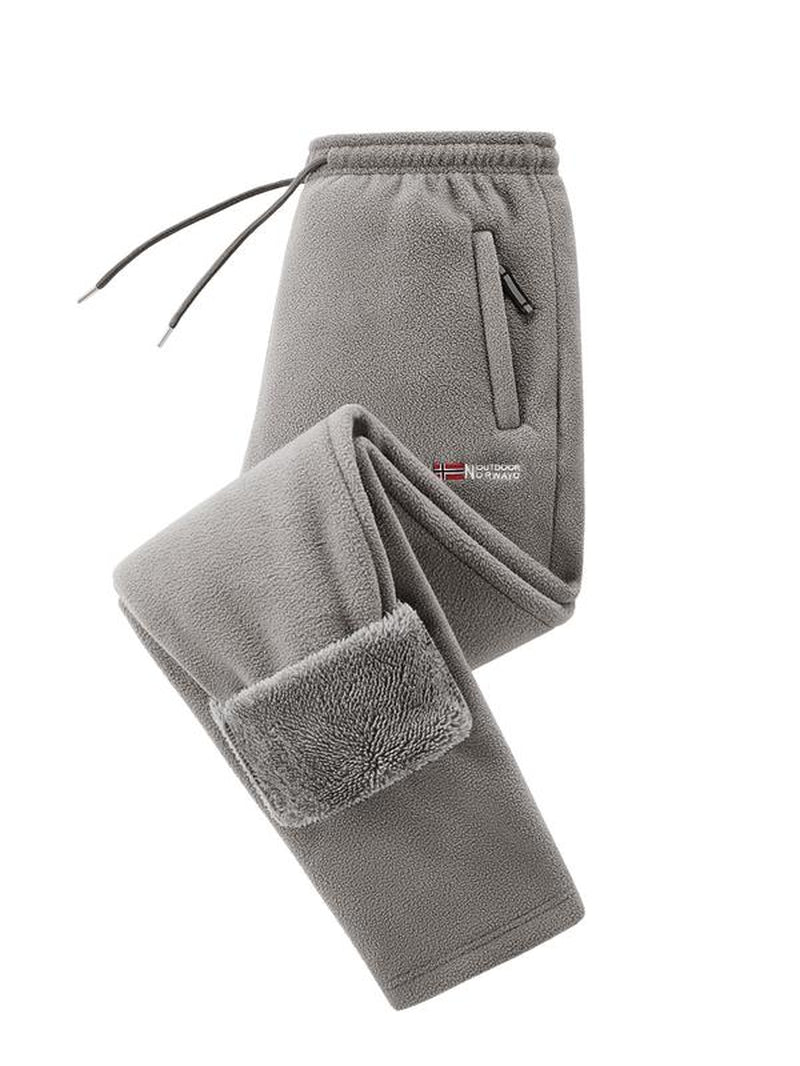 Stay Cozy and Stylish: Men's Fleece Lined Jogging Pants for Ultimate Comfort and Performance in Sizes S to 3XL