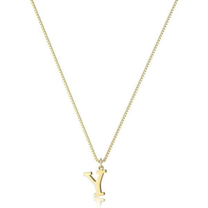 NECOCY Box Chain Initial Necklaces for Women Dainty Tiny A-Z Pendant Personalized Name Choker Necklace Hypoallergenic Jewelry Gift for Fashion