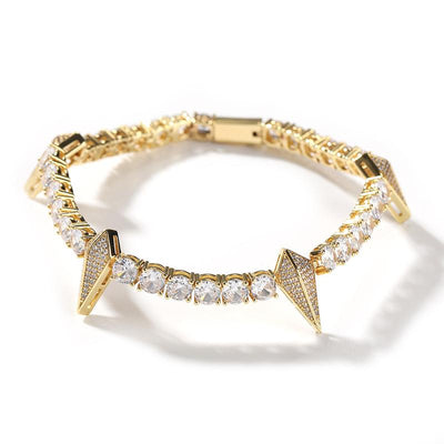 [LUMI47] D Color VVS Black Panther Tennis Bracelet Iced Out Bracelet (Multi Color Available), Men'S Jewelry Ideal Gift for Her Him