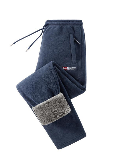 Stay Cozy and Stylish: Men's Fleece Lined Jogging Pants for Ultimate Comfort and Performance in Sizes S to 3XL